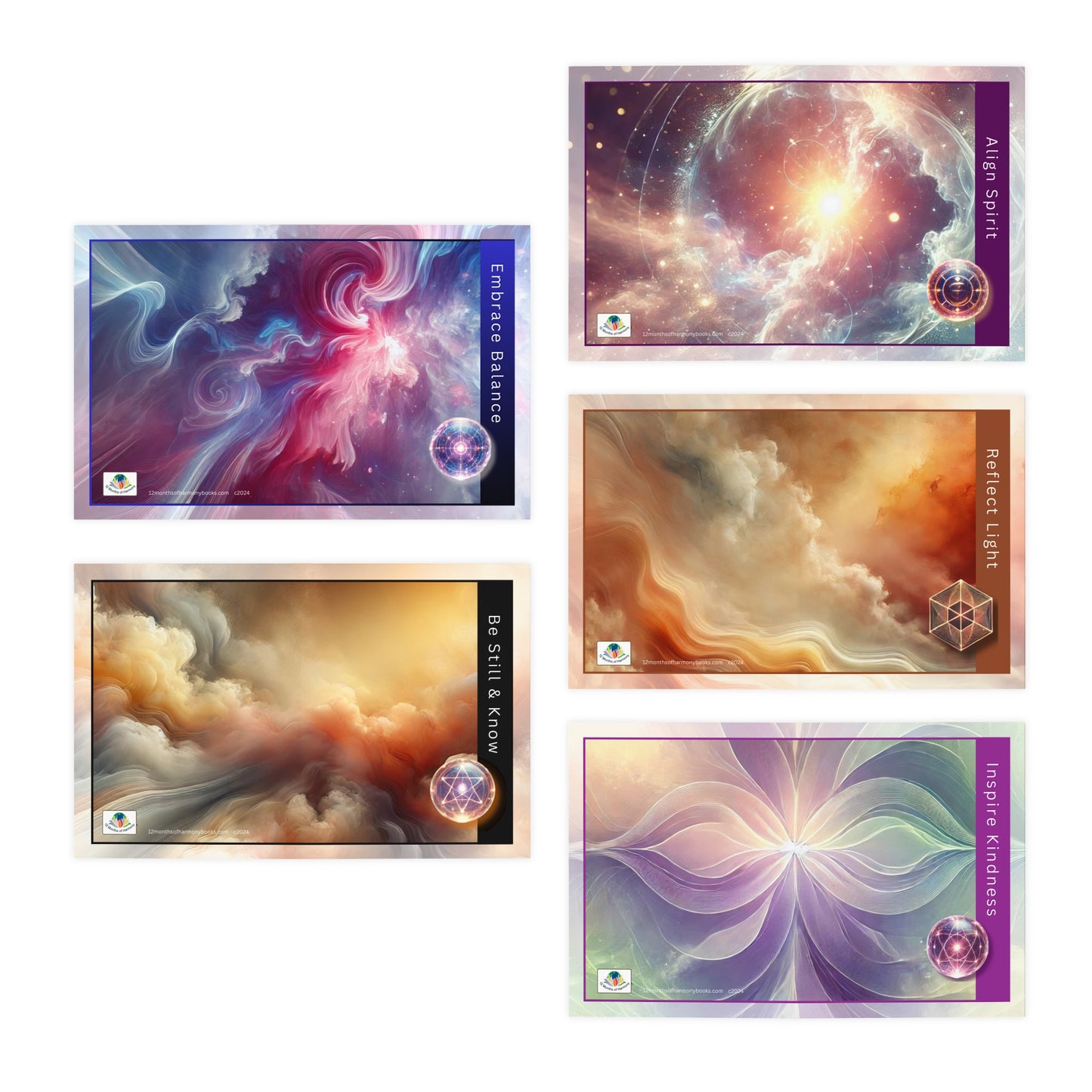 Multi-Design Greeting Cards (5-Pack)