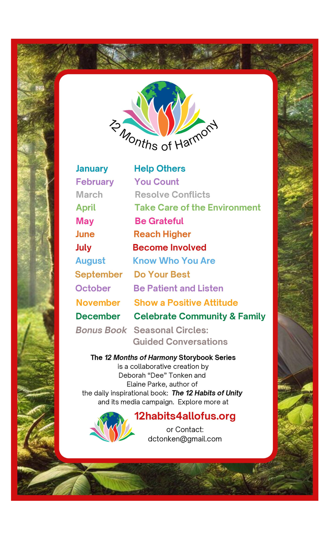 Book Box Set of 12 Months of Harmony